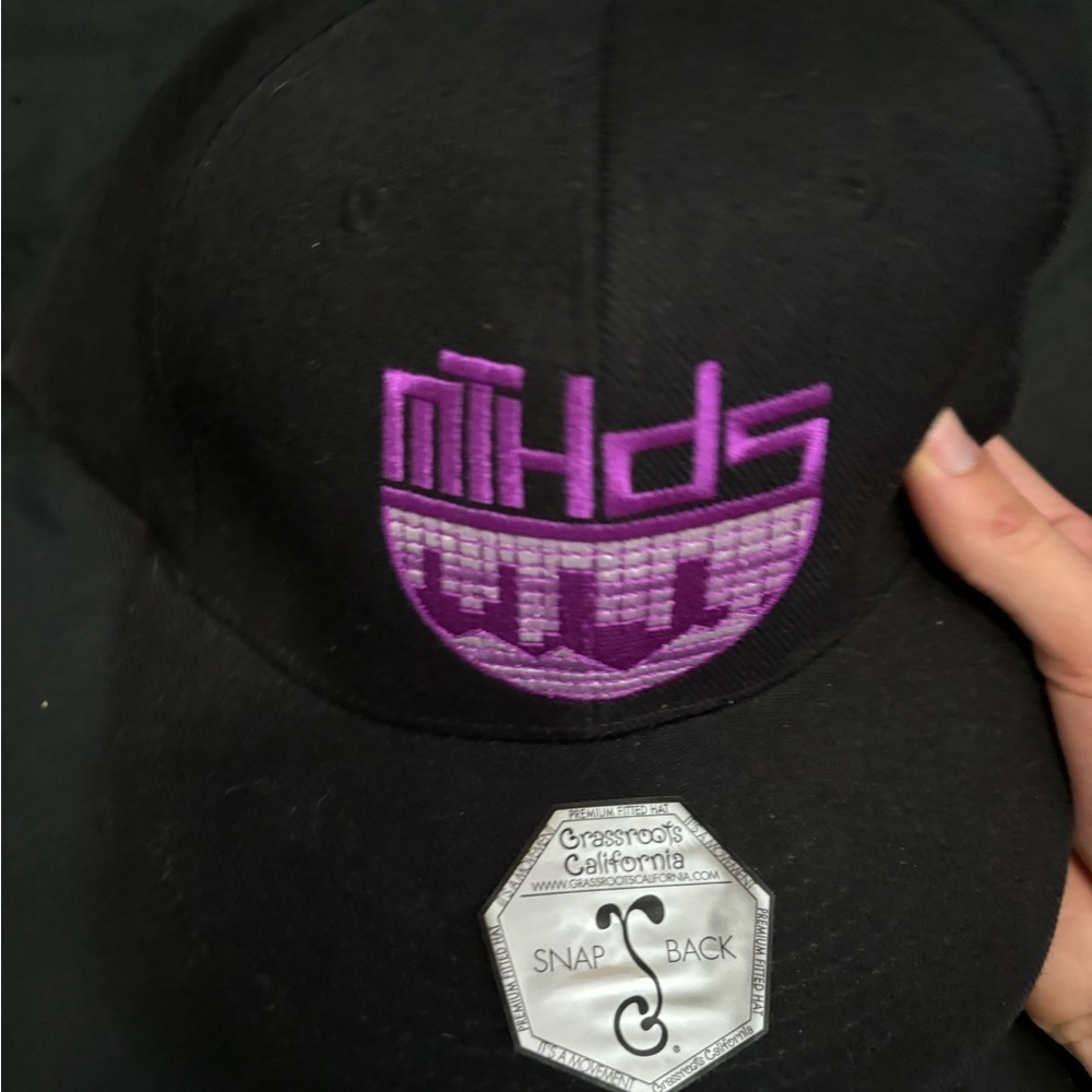 grassroots california hat snapback MTHDS Multicolor black Adjustable